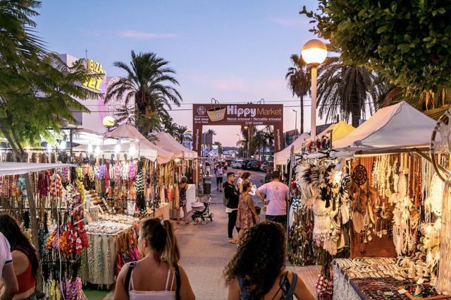 mercadillo hippie playa d en bossa