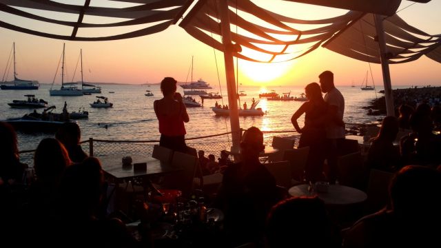sunset ibiza