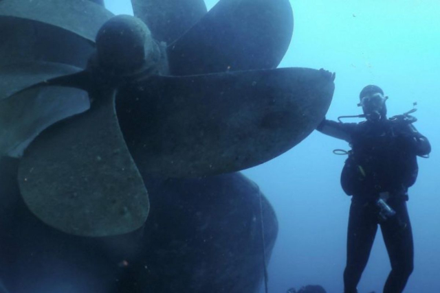 Buceo en Don Pedro, el barco hundido más grande de Europa