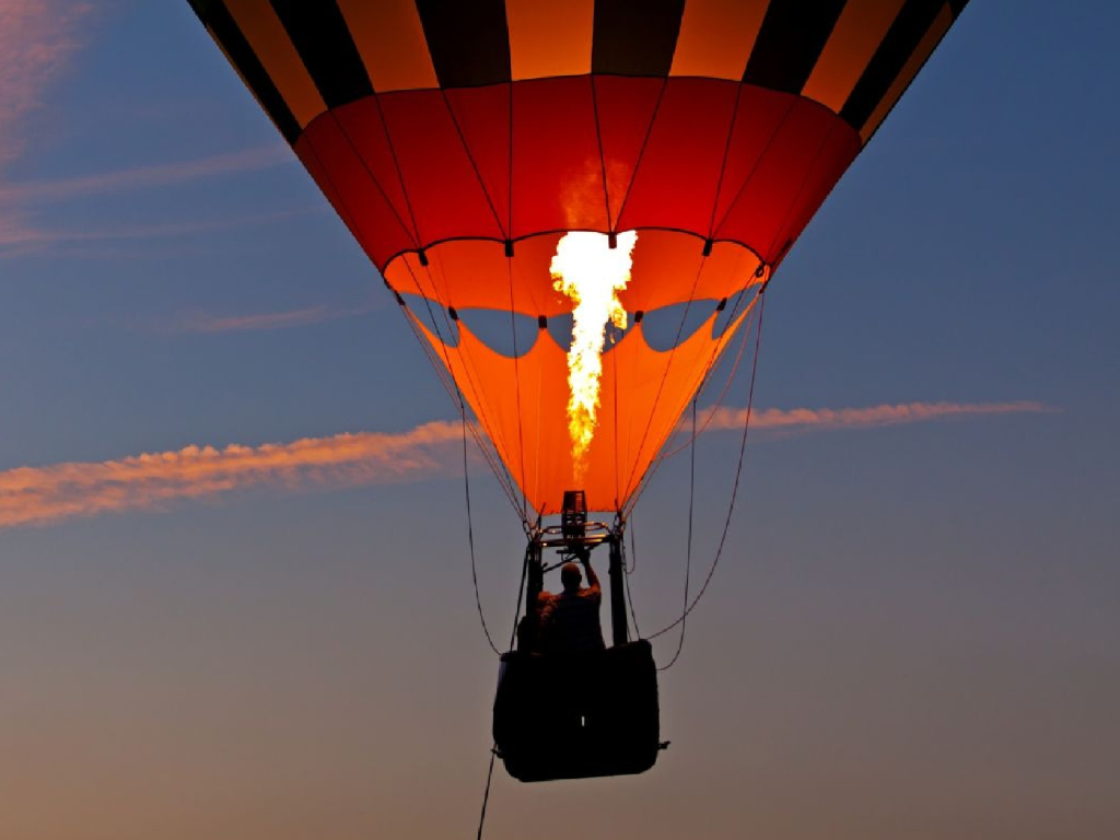 Volo privato in mongolfiera per gruppi (da 4 a 6 persone)