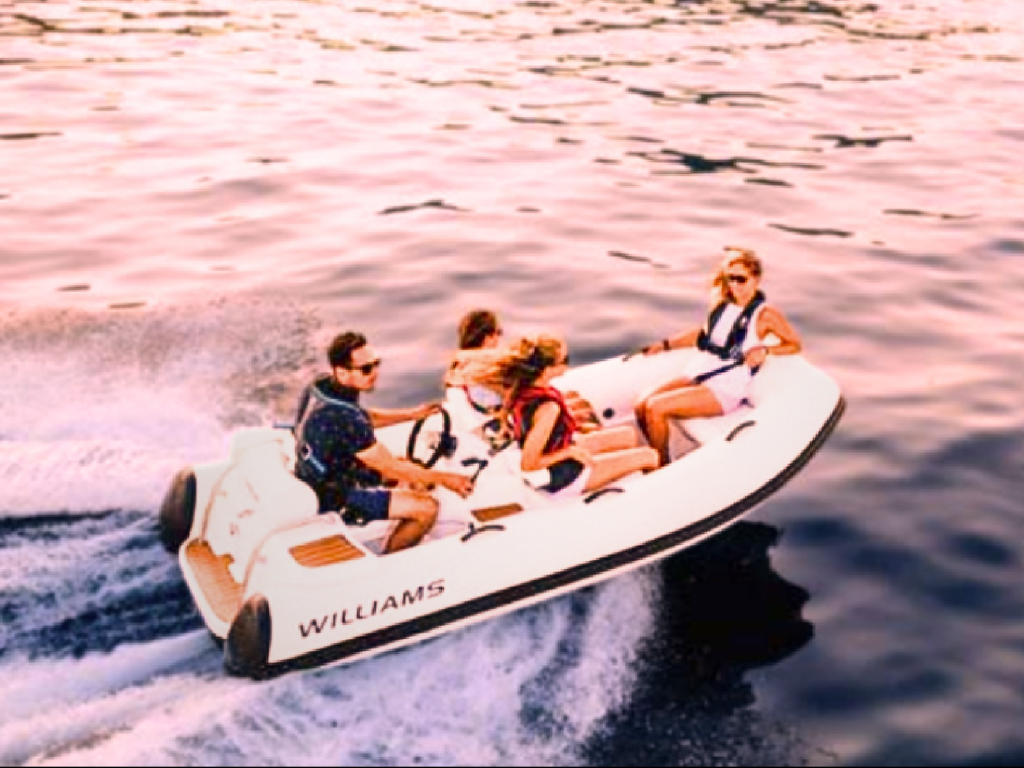Alquiler tender Jet Williams TurboJet 325 en Ibiza