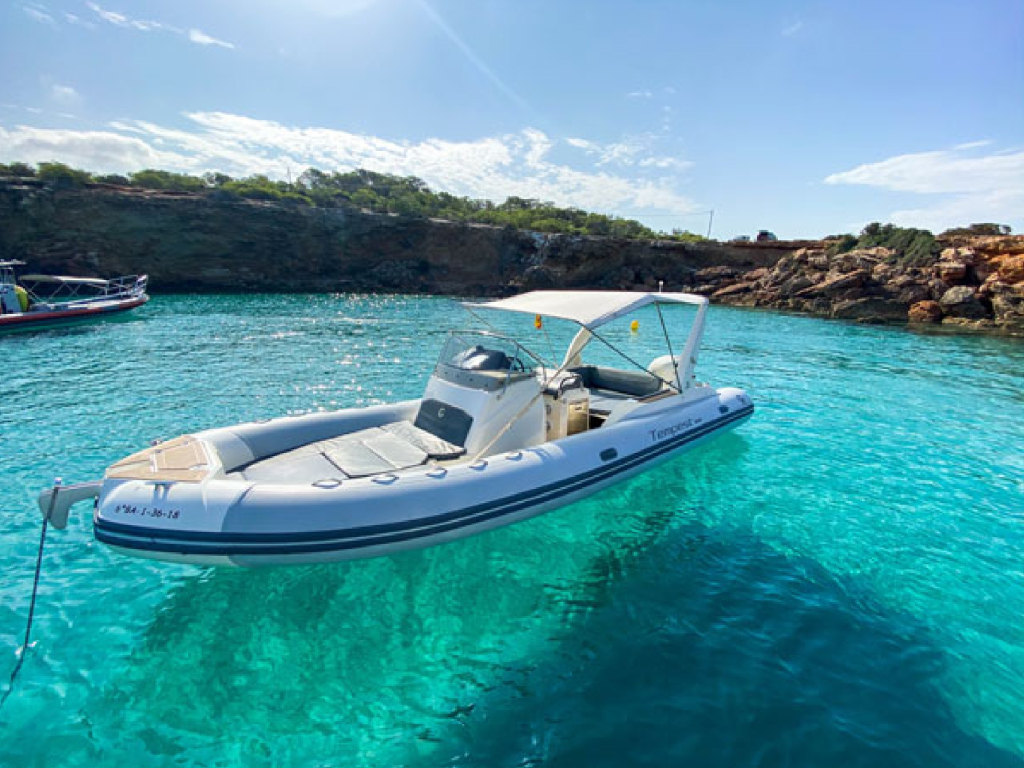 Alquiler de lancha Capelli Tempest 800 en Ibiza